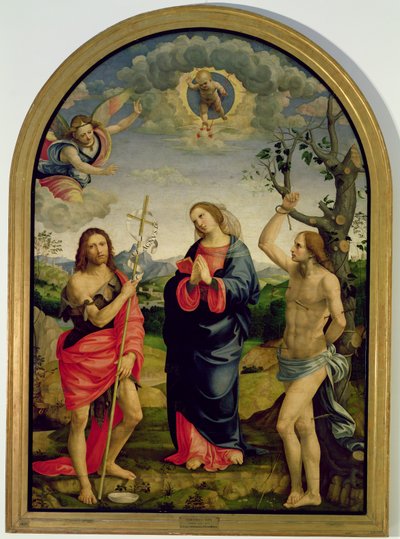 La Vergine con i Santi Sebastiano e Giovanni Battista da Timoteo Viti